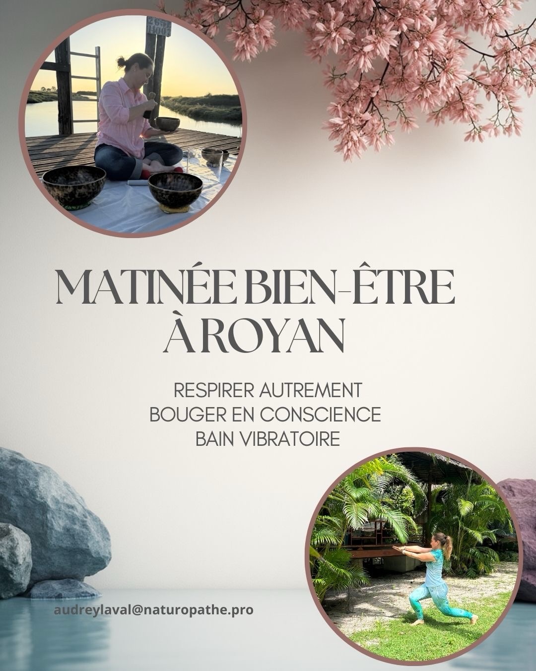 🌸 Matinée Bien-Être – Souffle, Mouvement & Voyage Sonore - Flyer